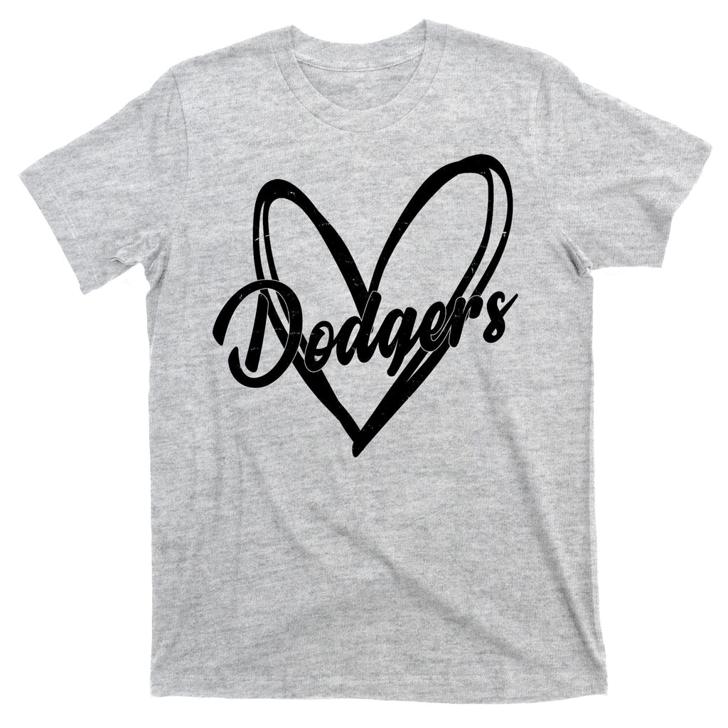 Dodgers Heart Sport Lover Fan T-Shirt product image 9