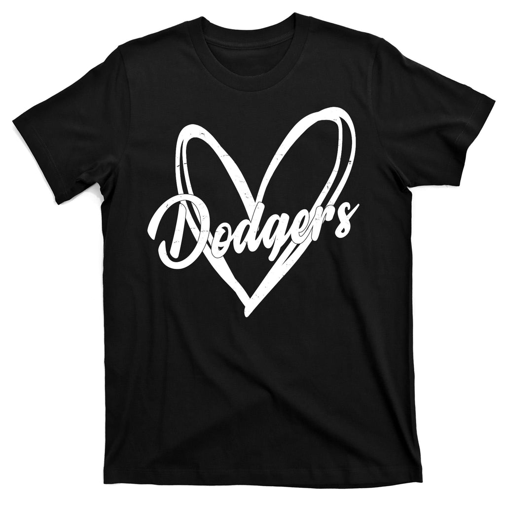 Dodgers Heart Sport Lover Fan T-Shirt product image 7