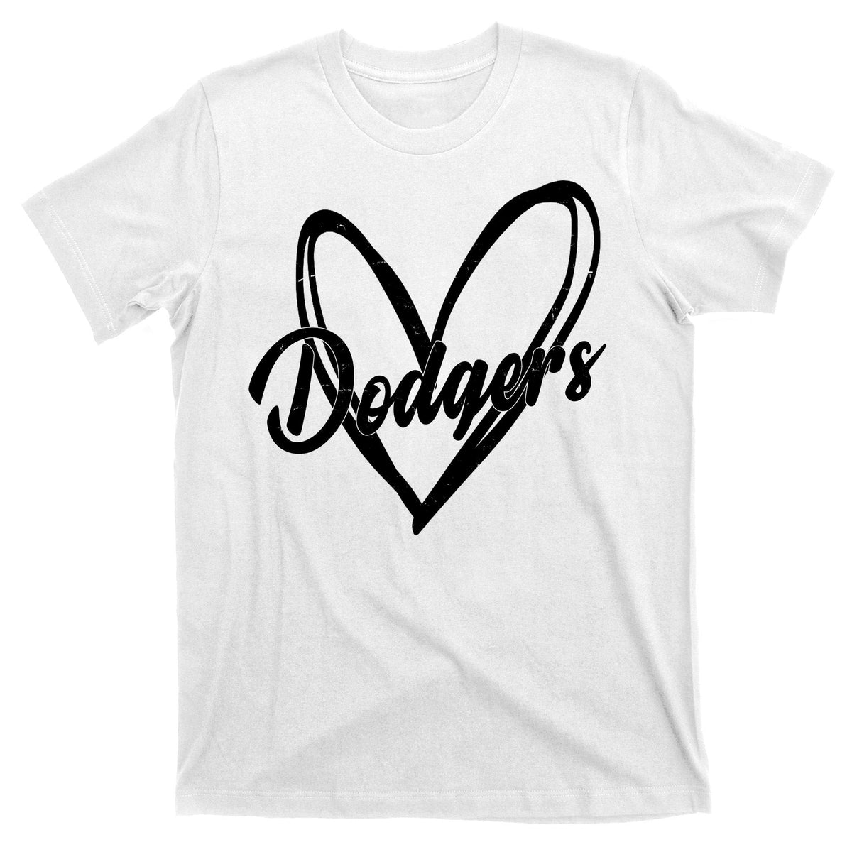 Dodgers Heart Sport Lover Fan T-Shirt product image 11