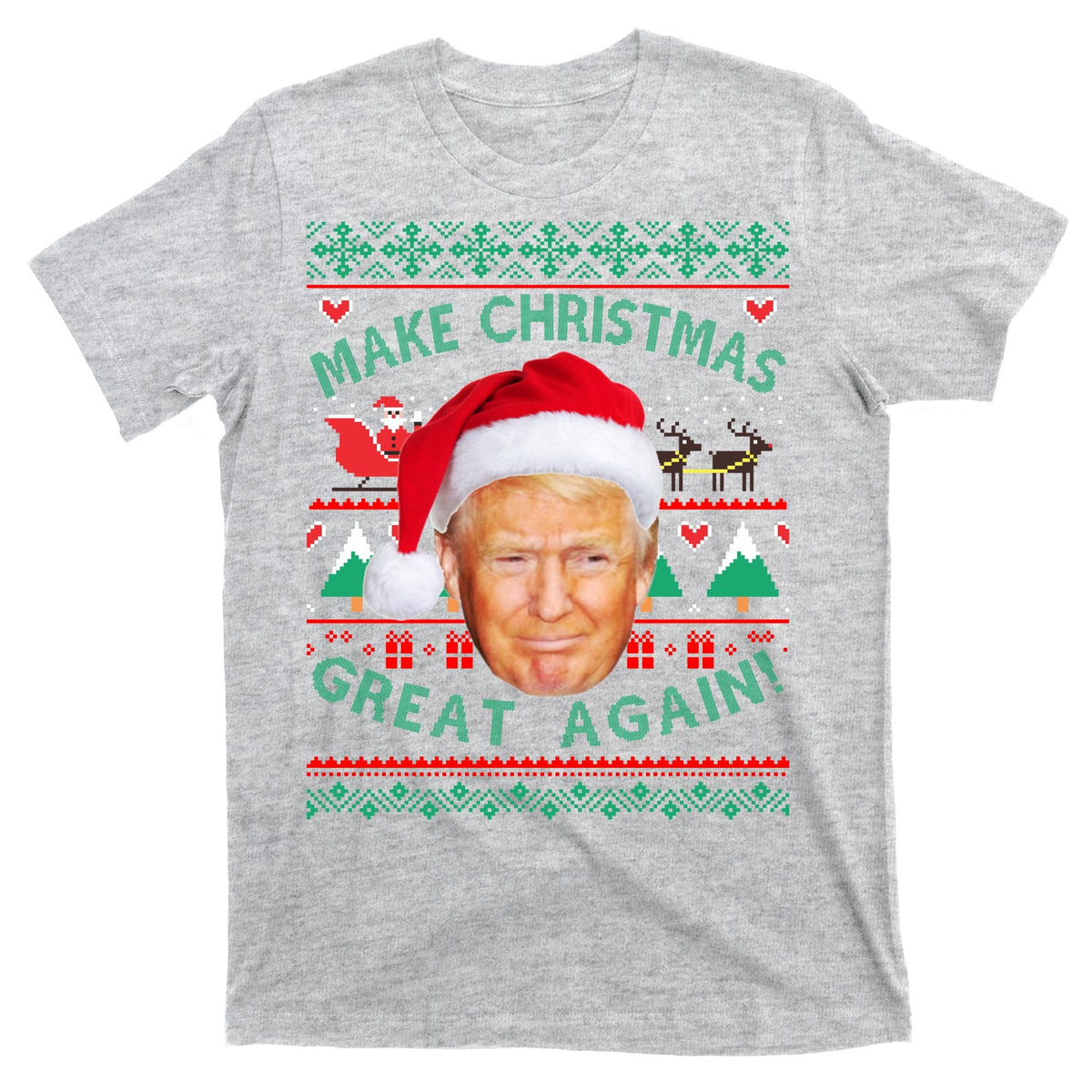 Donald Trump Christmas T-Shirt product image 9