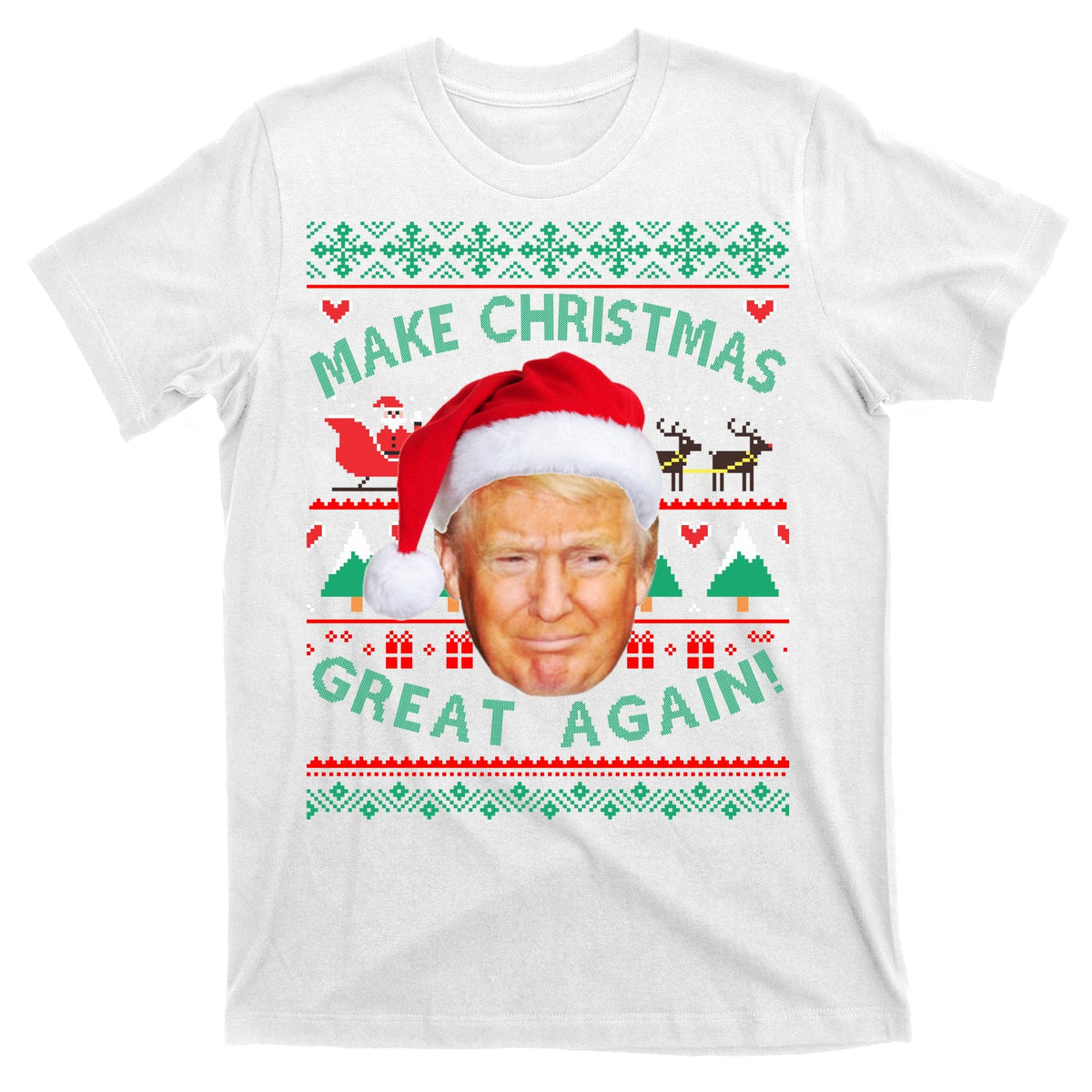 Donald Trump Christmas T-Shirt product image 11