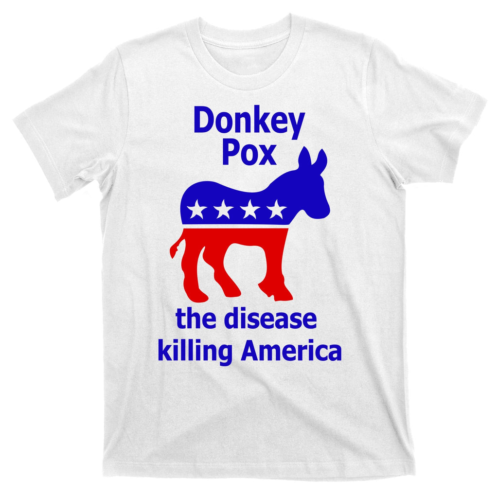 Donkey Pox The Disease Killing America Anti Liberal T-Shirt product image 11