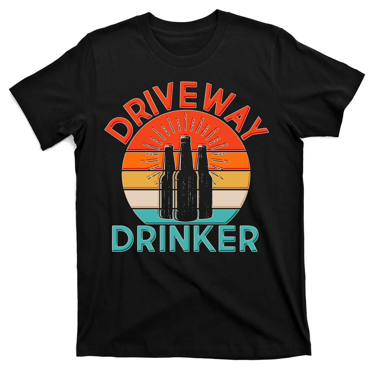 Driveway Drinker Retro T-Shirt product image 7
