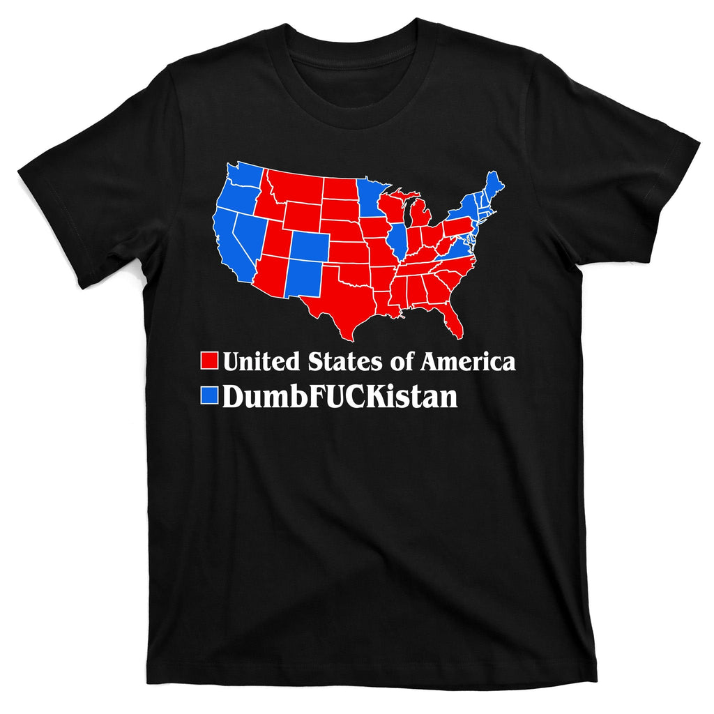 DumbFUCKistan Vs. United States of America Election Map product image 7