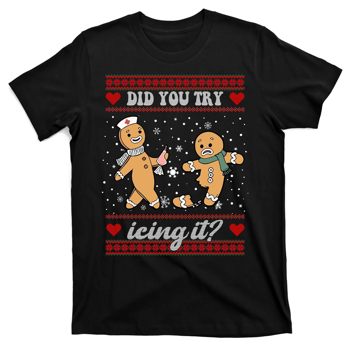 Did You Try Icing It Funny Christmas Gingerbread Cookie product image 7