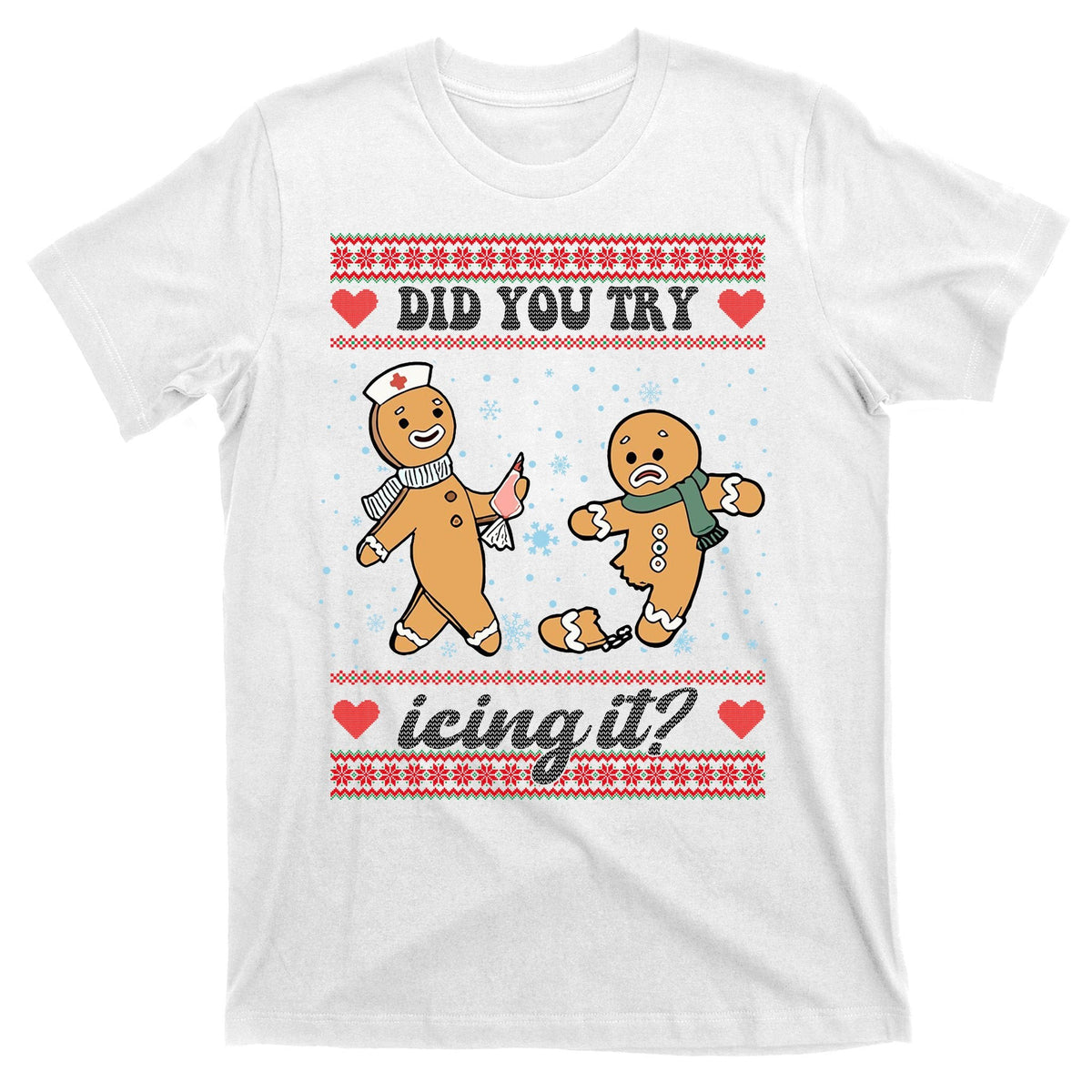 Did You Try Icing It Funny Christmas Gingerbread Cookie product image 11