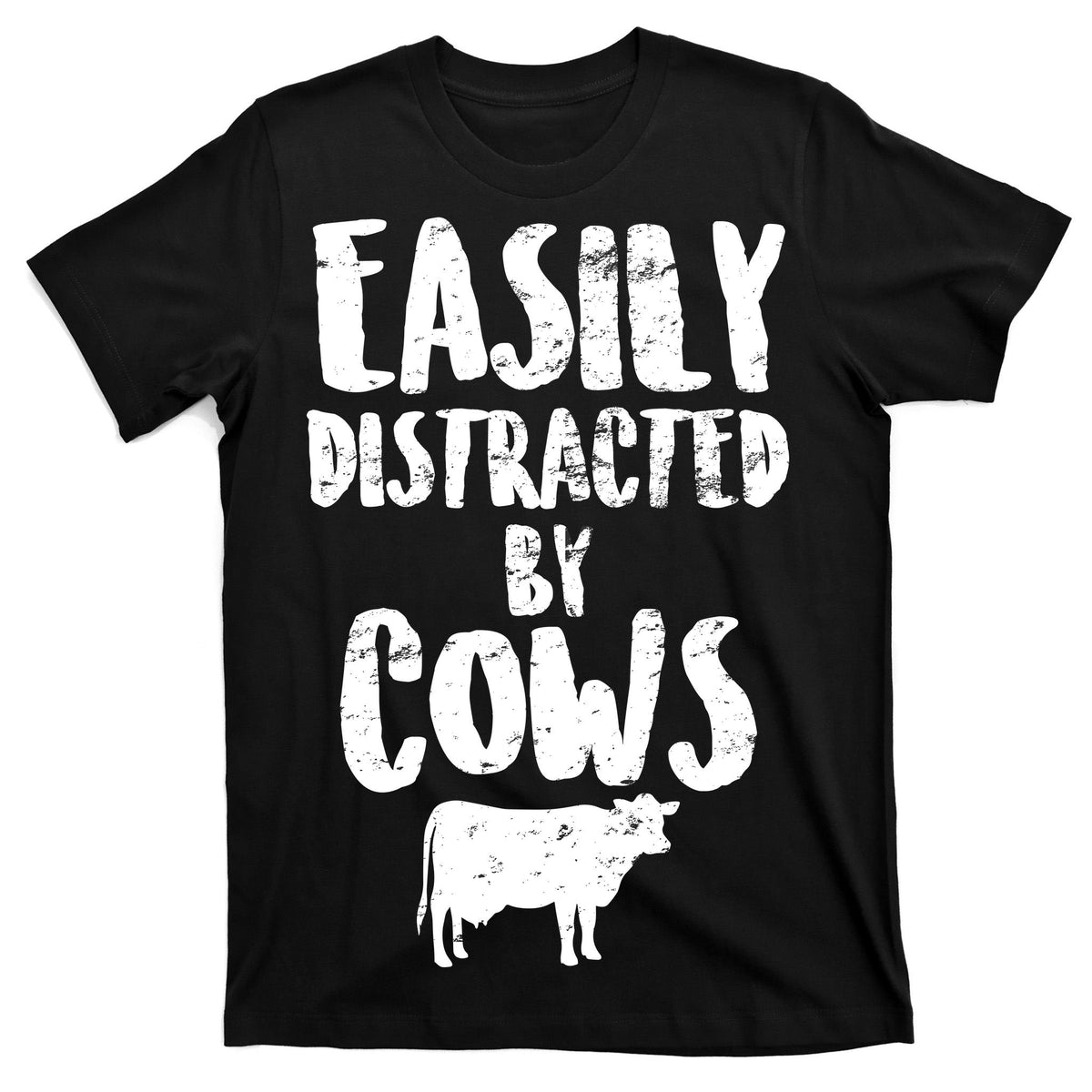 Easily Distracted By Cows T-Shirt product image 7