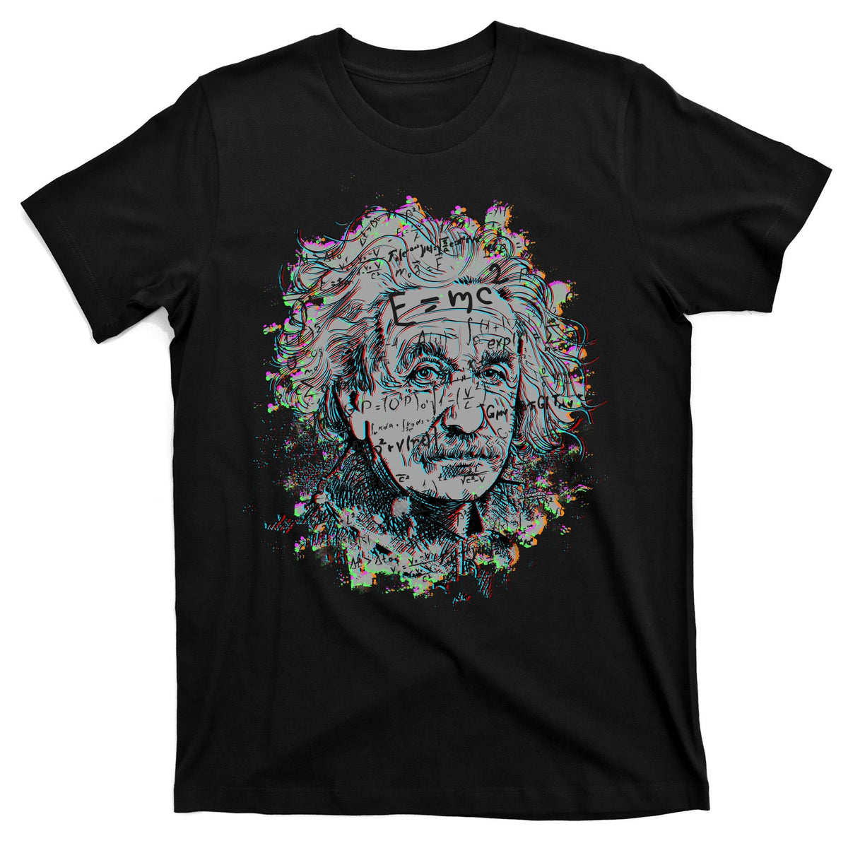 Einstein Paint Splatter T-Shirt product image 7