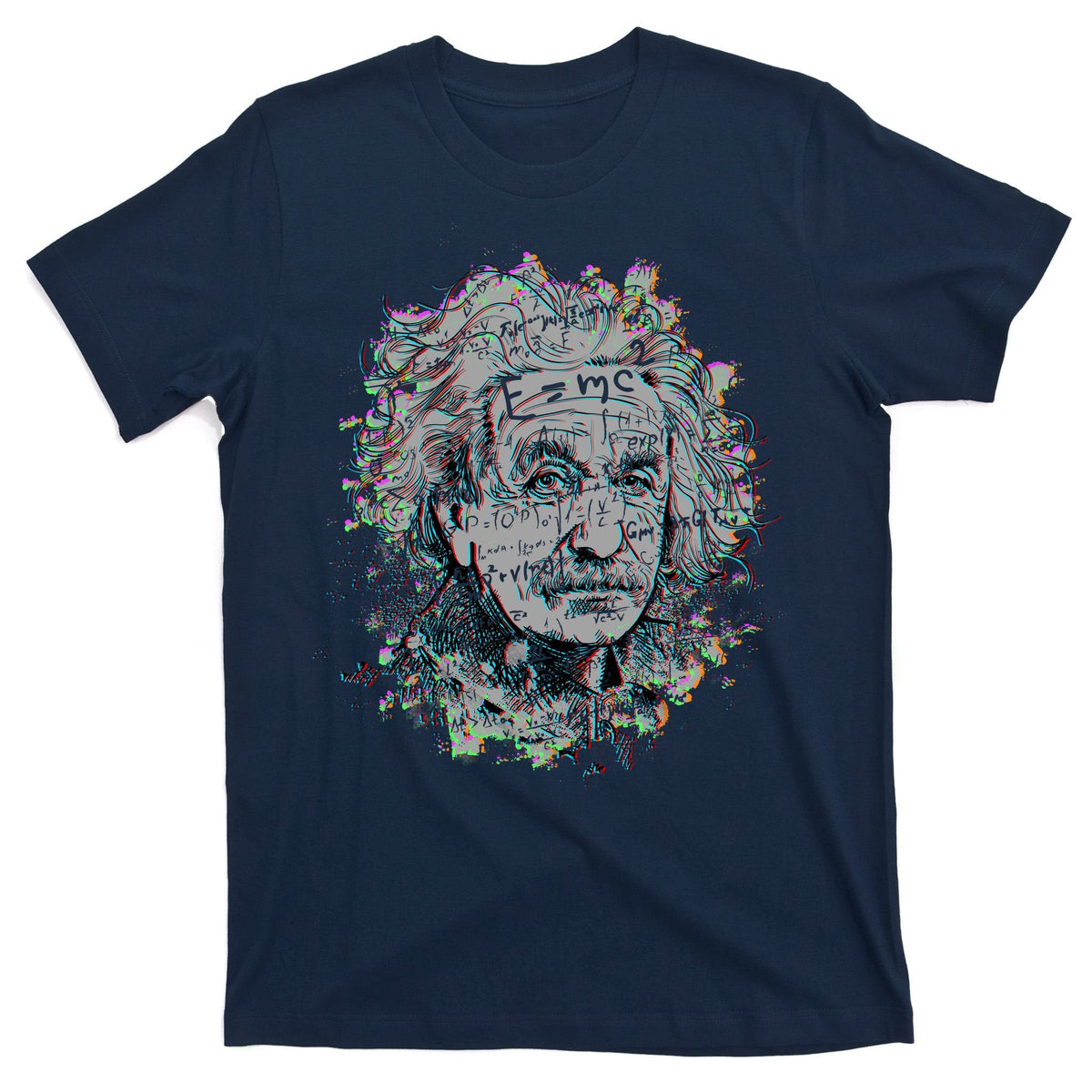 Einstein Paint Splatter T-Shirt product image 1