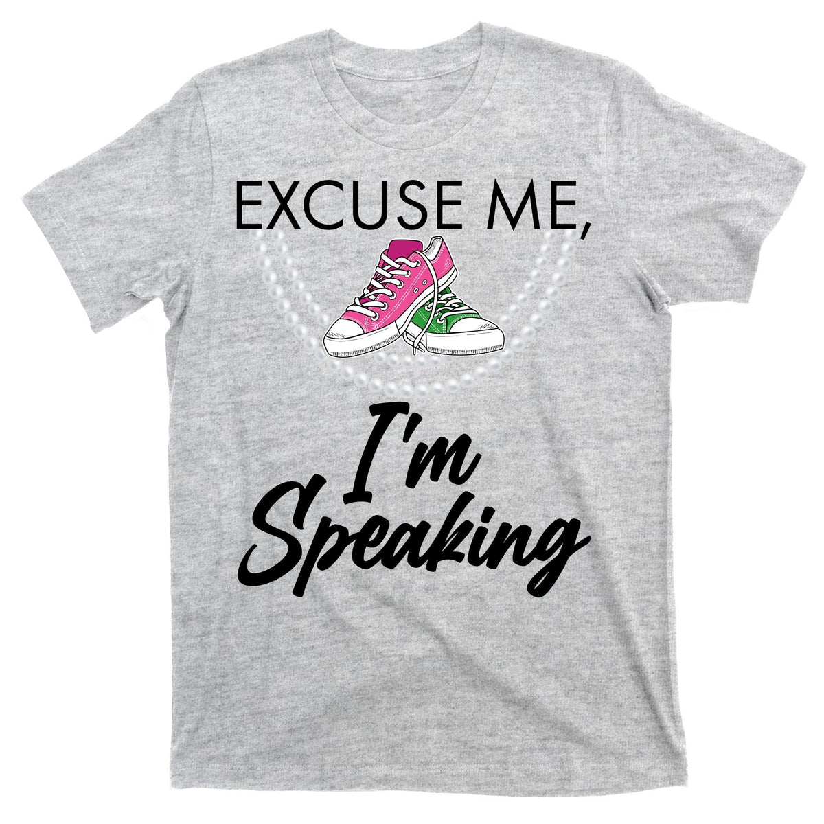 Excuse Me I'm Speaking Pearls and Converse Kamala Harris product image 9
