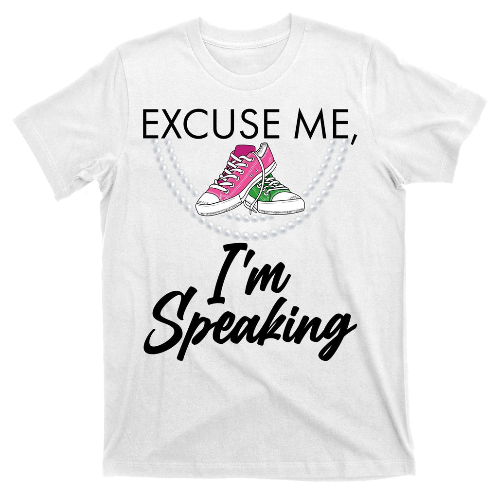 Excuse Me I'm Speaking Pearls and Converse Kamala Harris product image 11