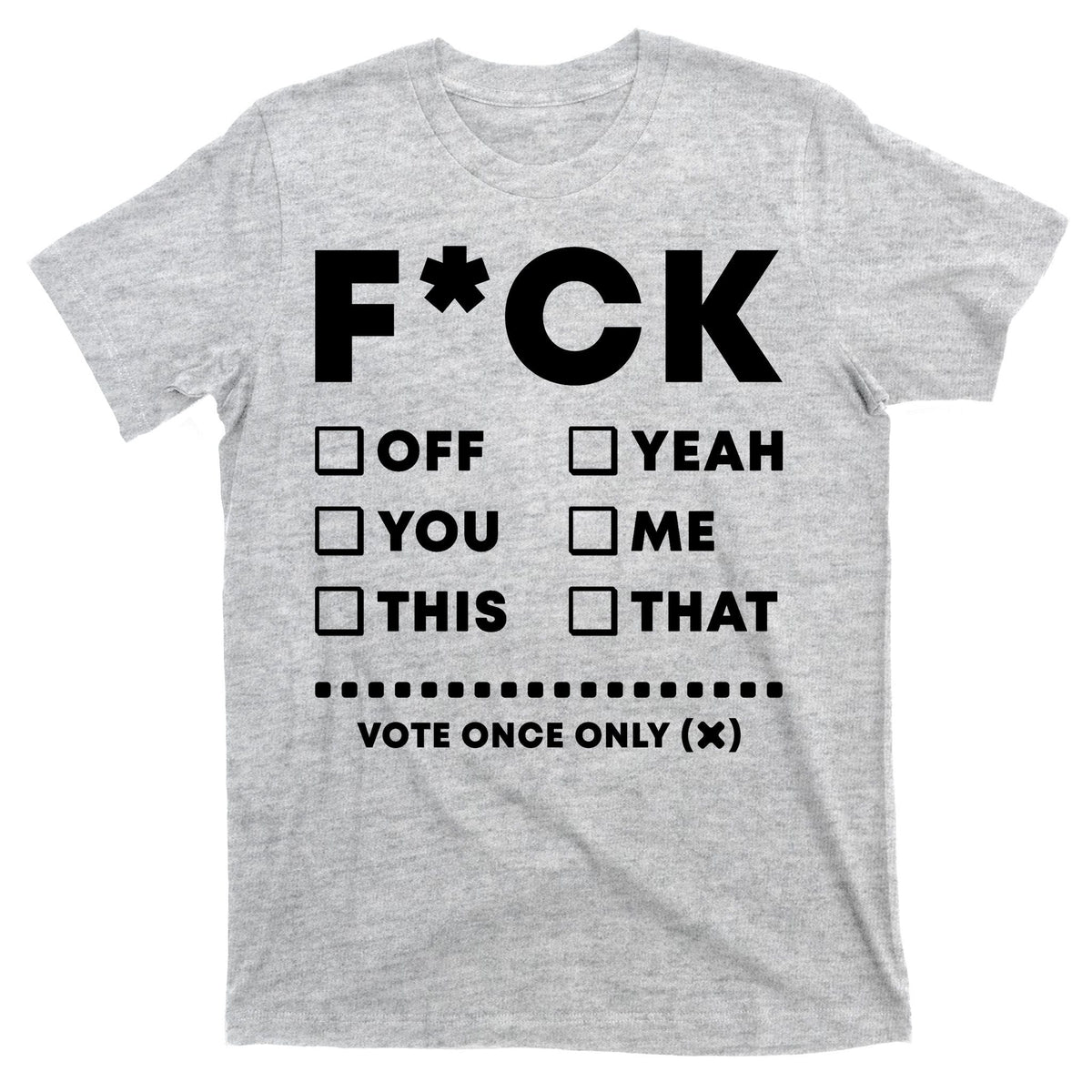 F Check Box Funny Sarcastic T-Shirt product image 9