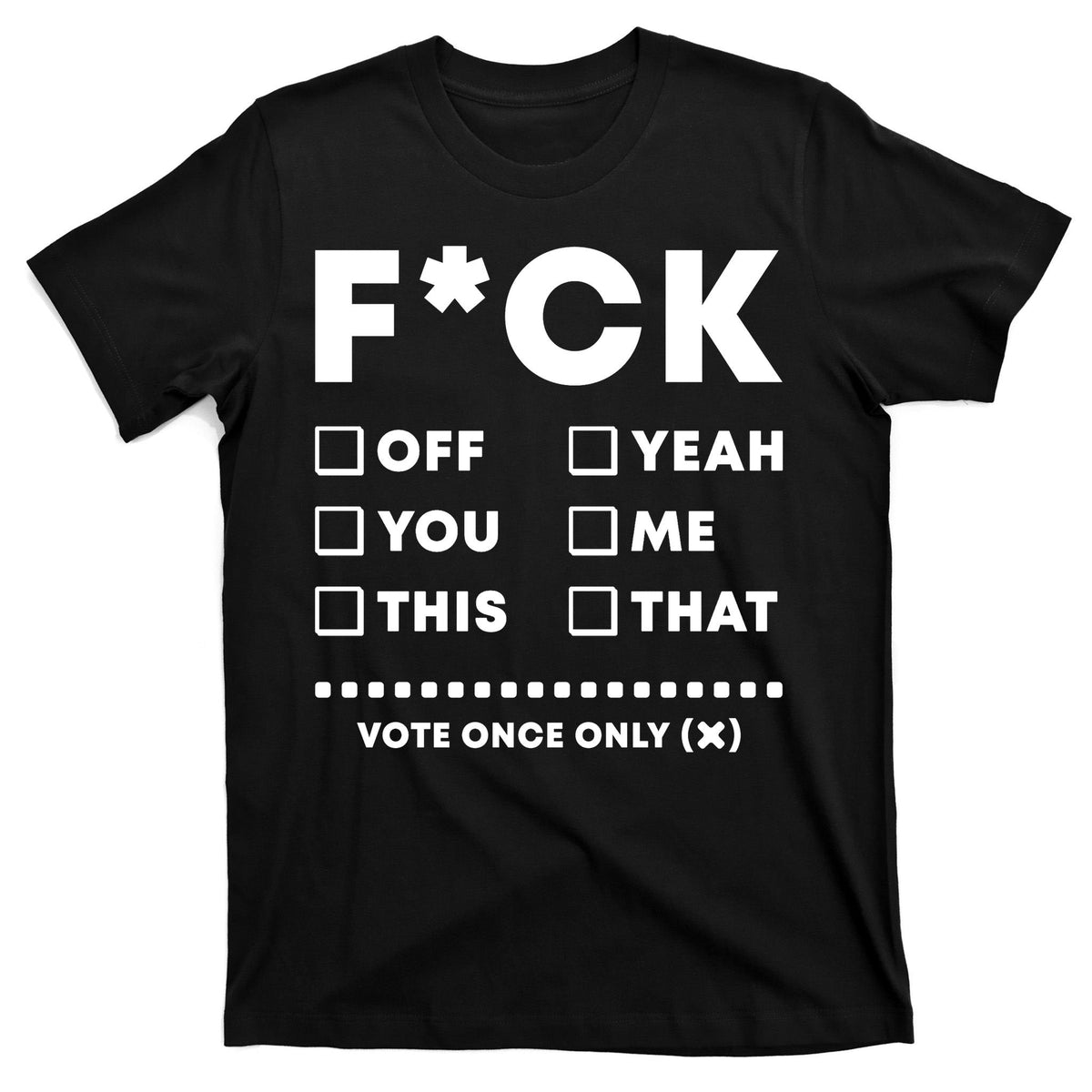 F Check Box Funny Sarcastic T-Shirt product image 7