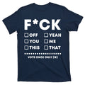 F Check Box Funny Sarcastic T-Shirt product image 1