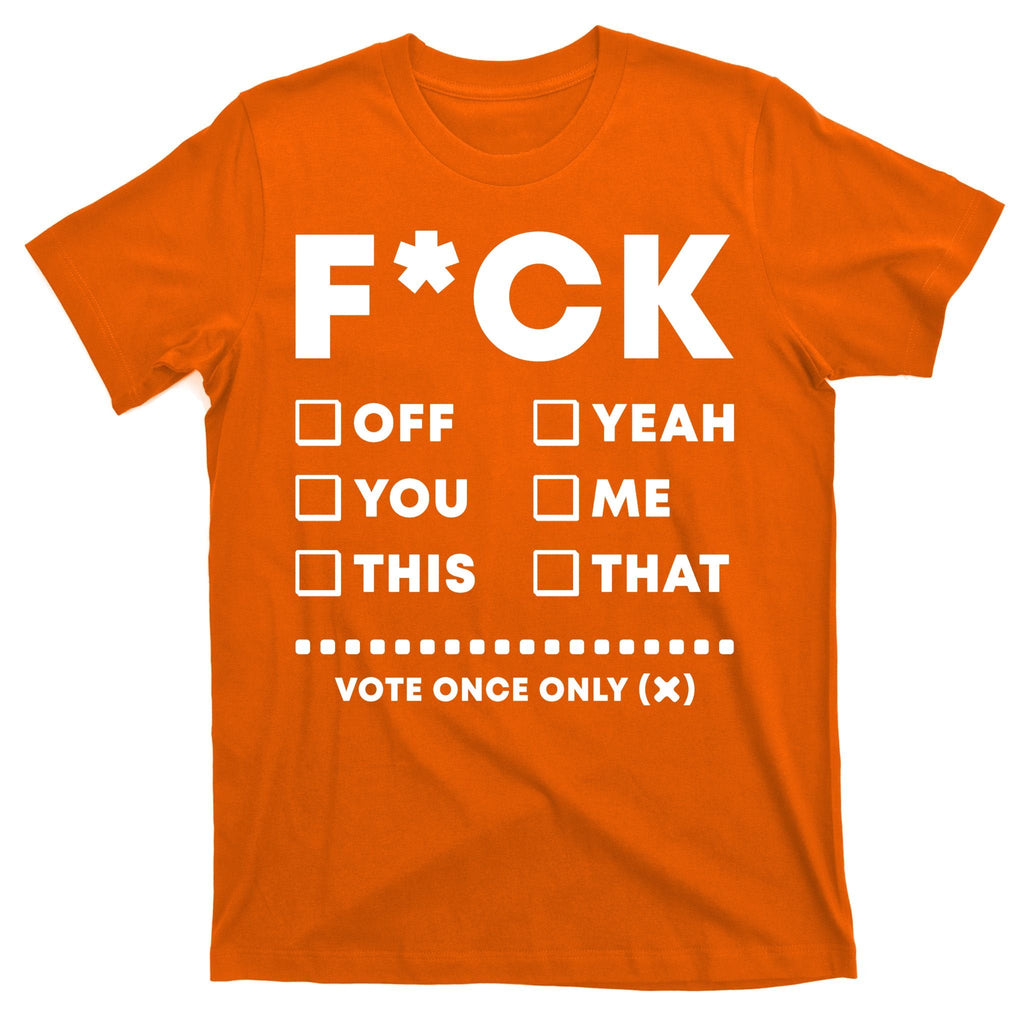 F Check Box Funny Sarcastic T-Shirt product image 5