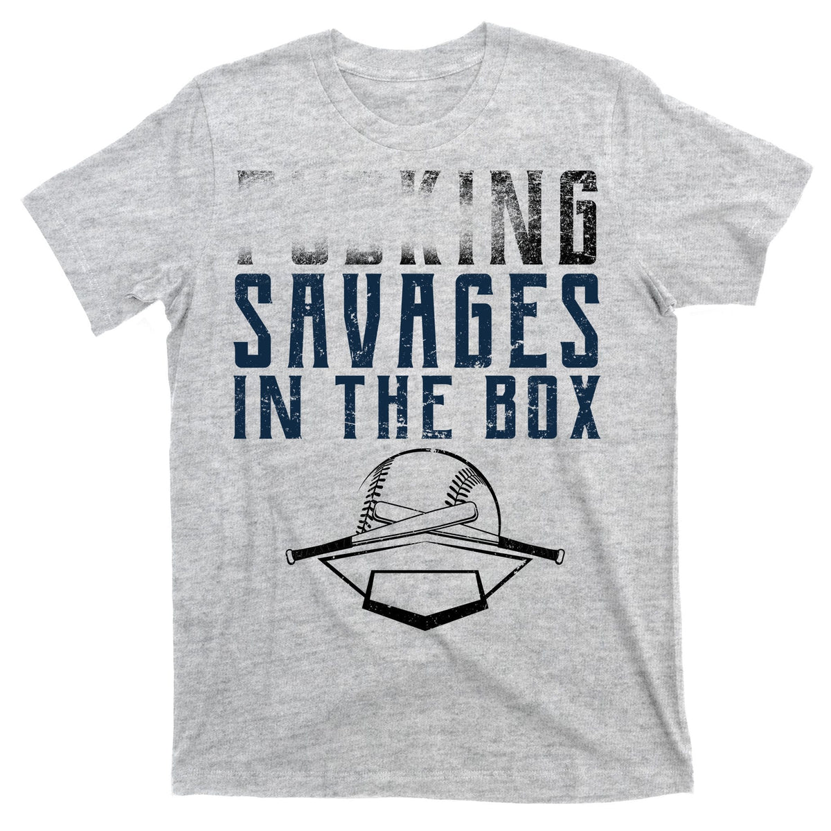 Faded F'n Savages In The Box Baseball T-Shirt product image 9