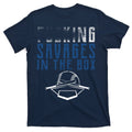 Faded F'n Savages In The Box Baseball T-Shirt product image 1