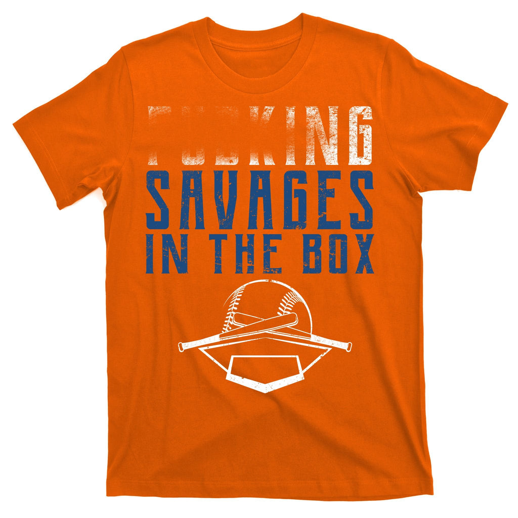 Faded F'n Savages In The Box Baseball T-Shirt product image 5