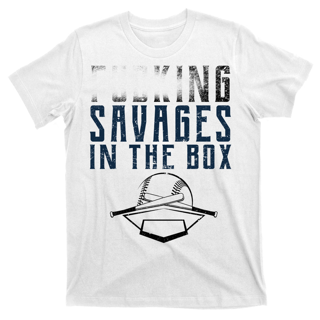 Faded F'n Savages In The Box Baseball T-Shirt product image 11