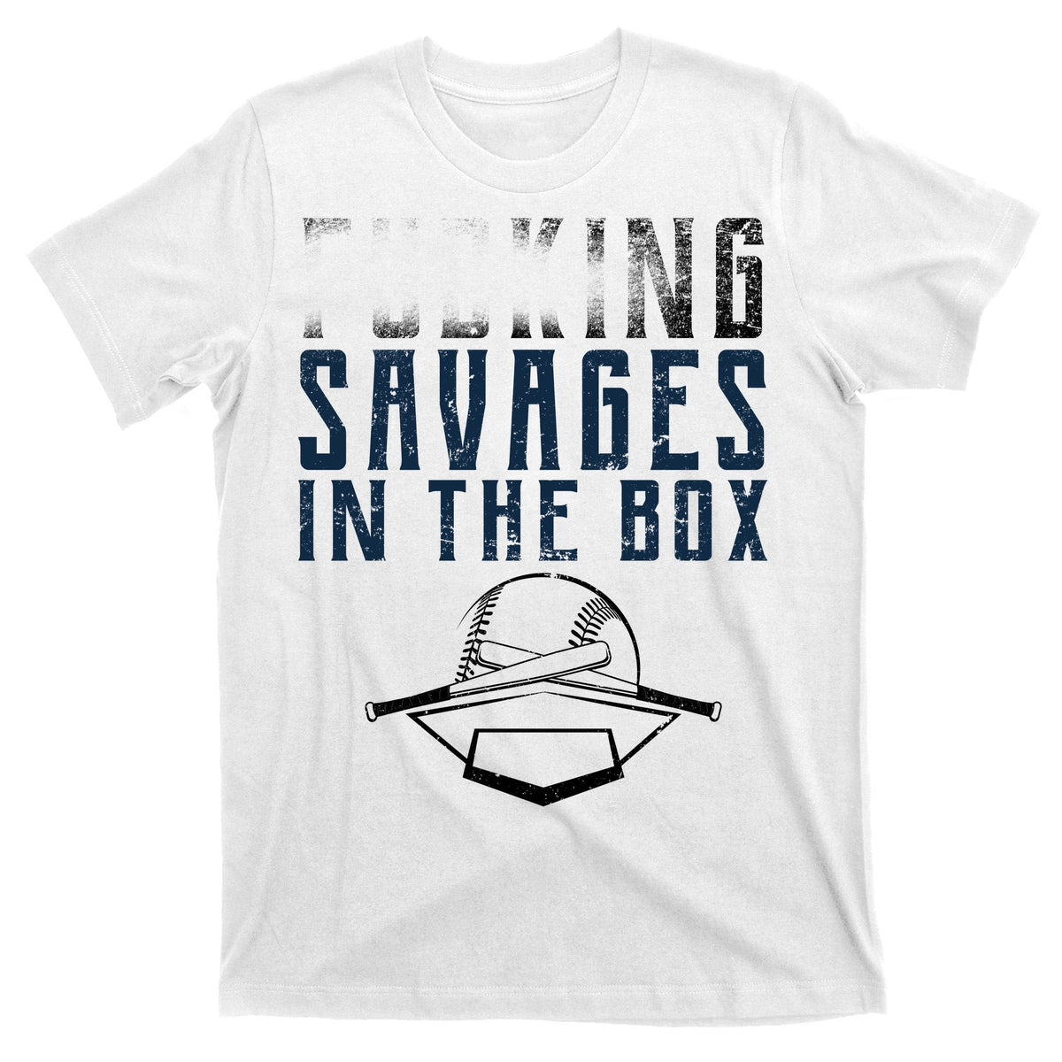Faded F'n Savages In The Box Baseball T-Shirt product image 11