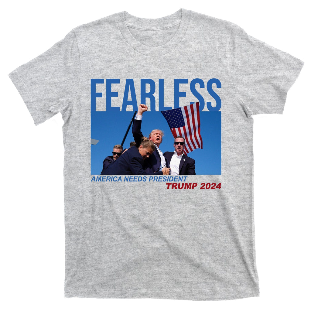 Fearless America Needs President Trump 2024 T-Shirt product image 9