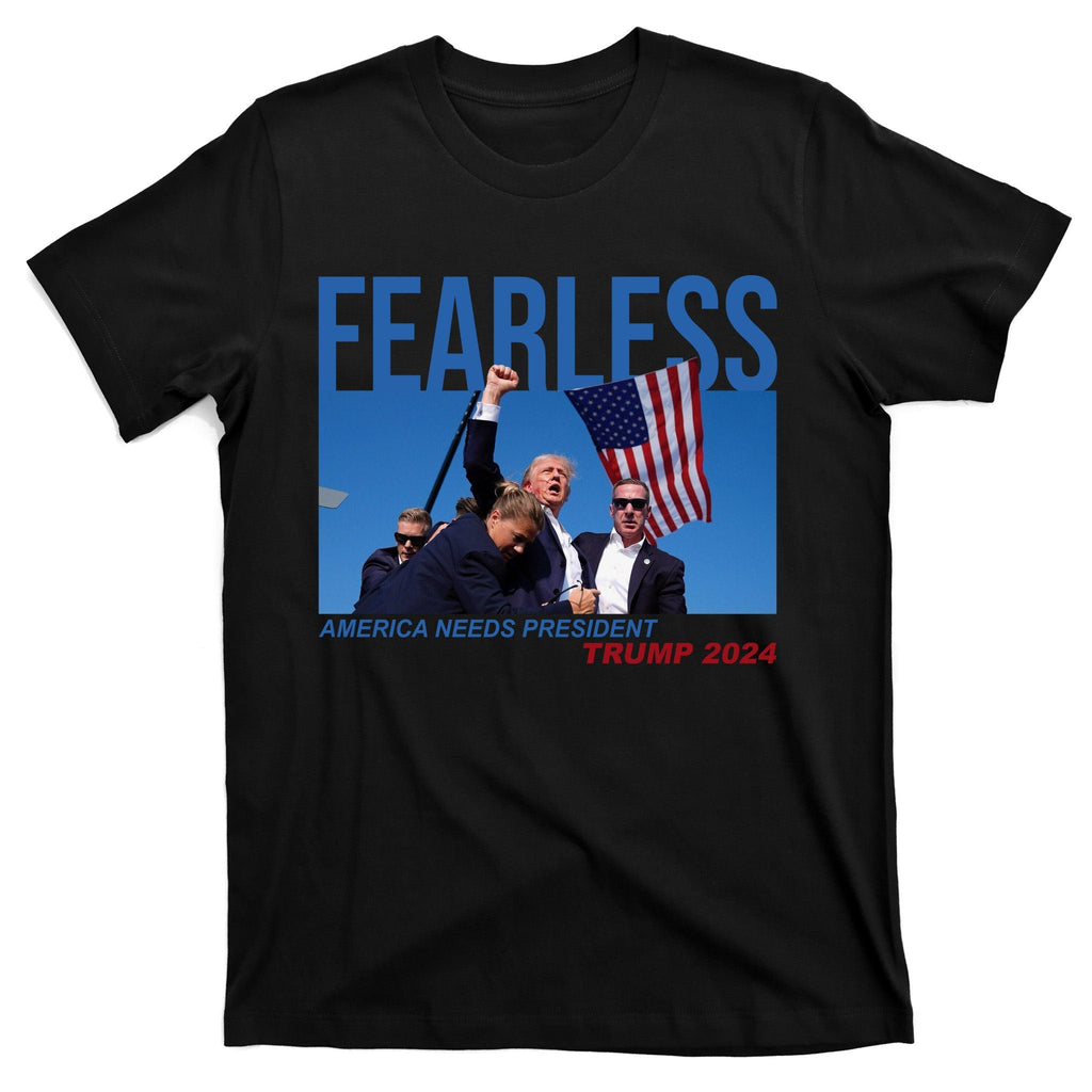Fearless America Needs President Trump 2024 T-Shirt product image 7