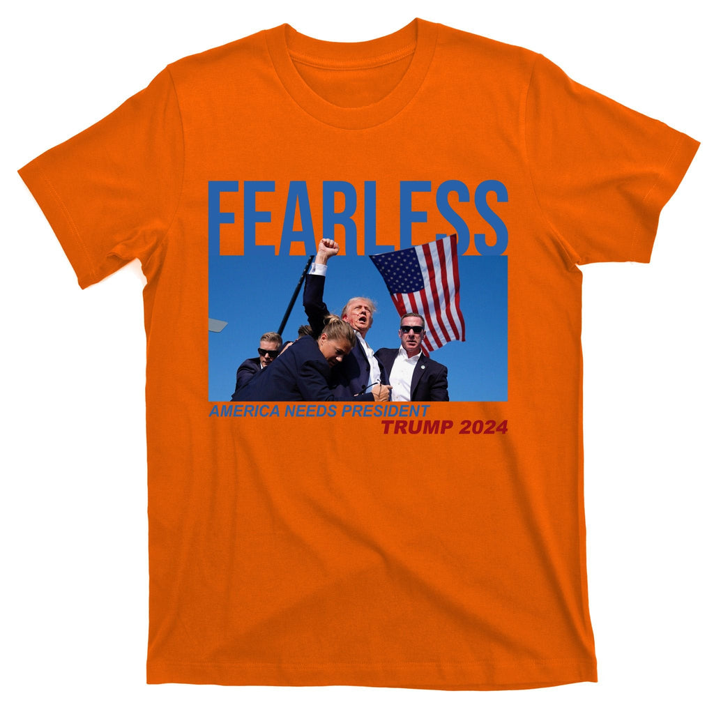 Fearless America Needs President Trump 2024 T-Shirt product image 5