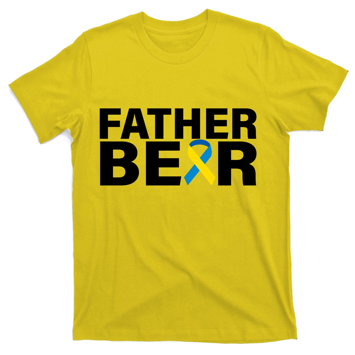 Father Bear Down Syndrome Awareness T-Shirt product image 3