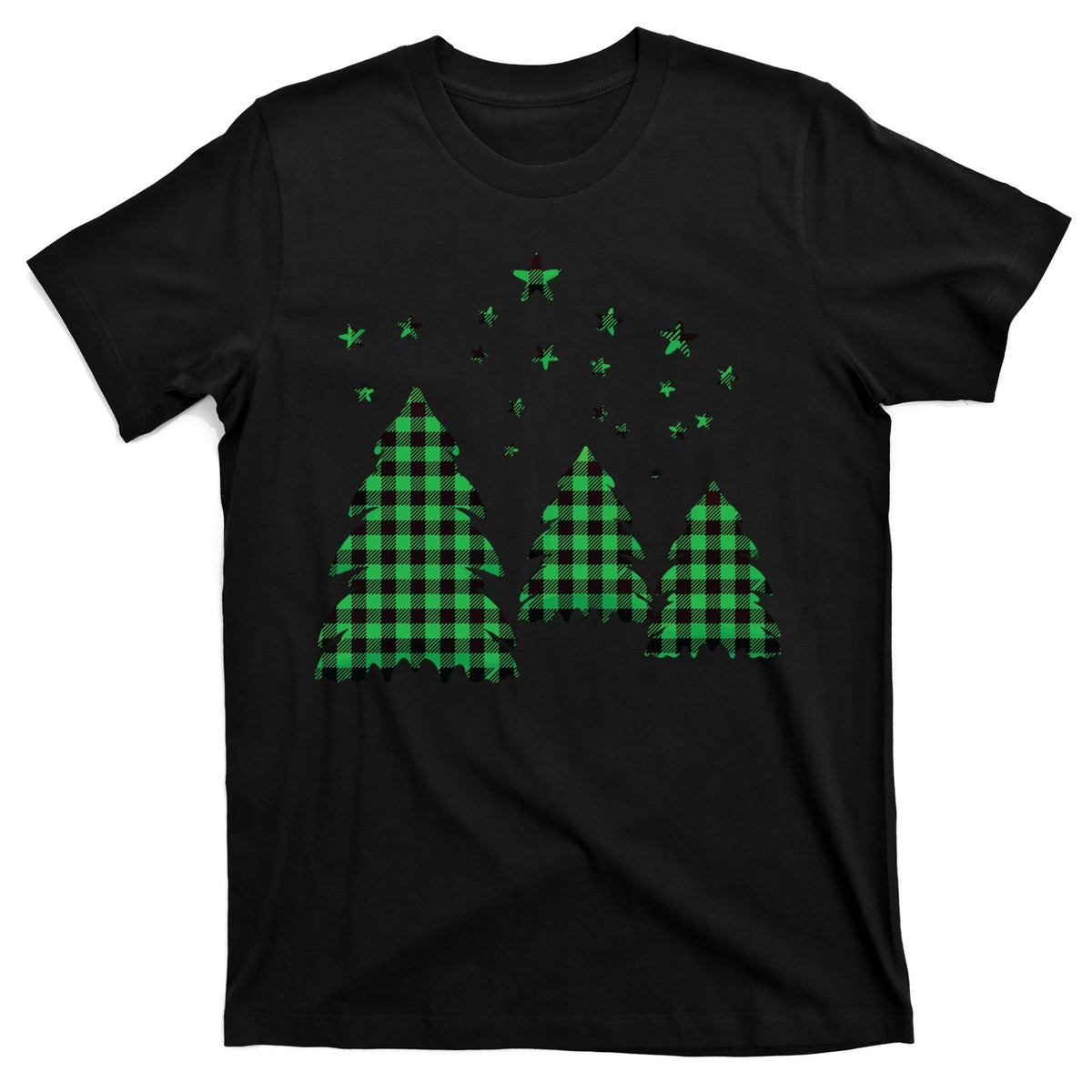 Festive Christmas Trees Pattern T-Shirt product image 7