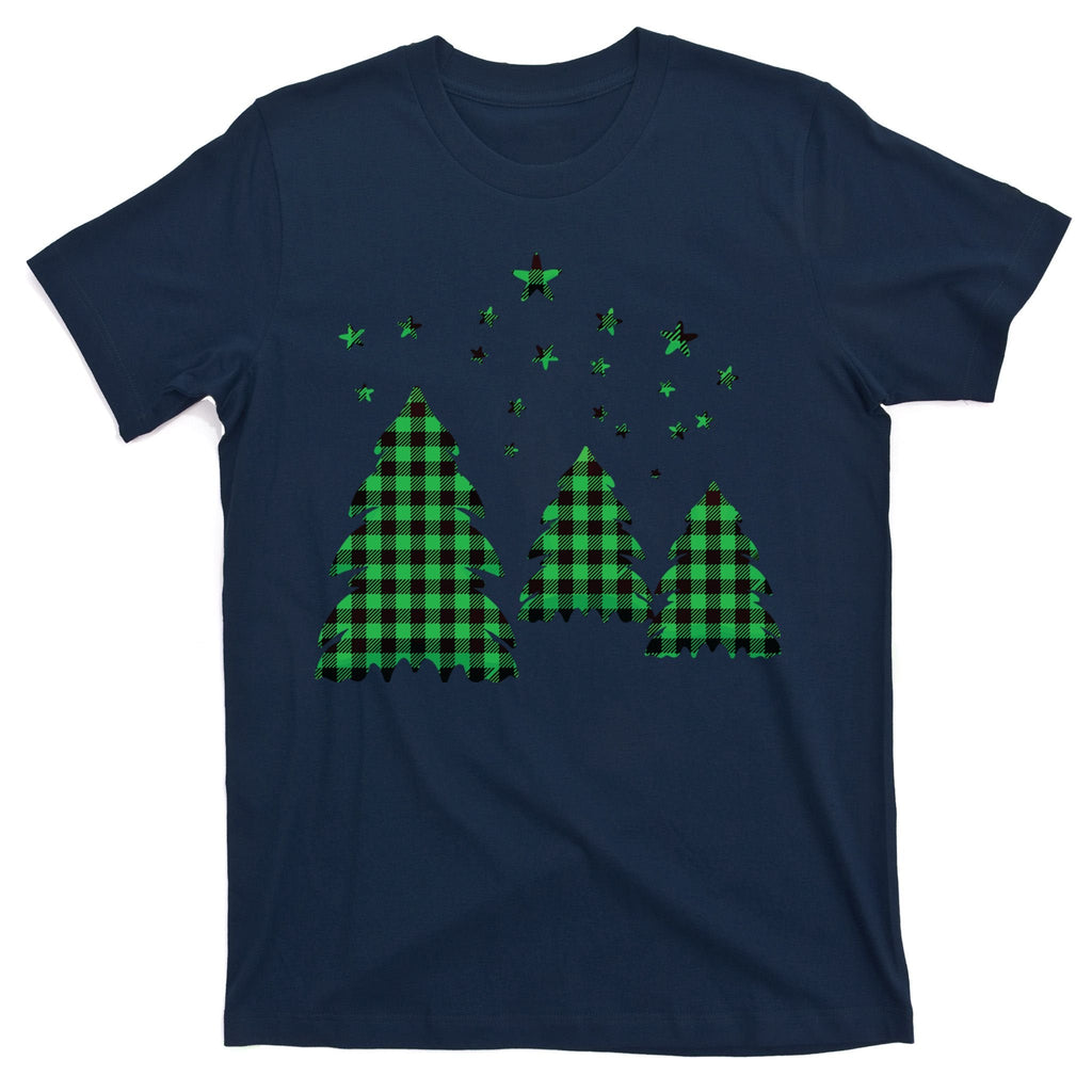 Festive Christmas Trees Pattern T-Shirt product image 1