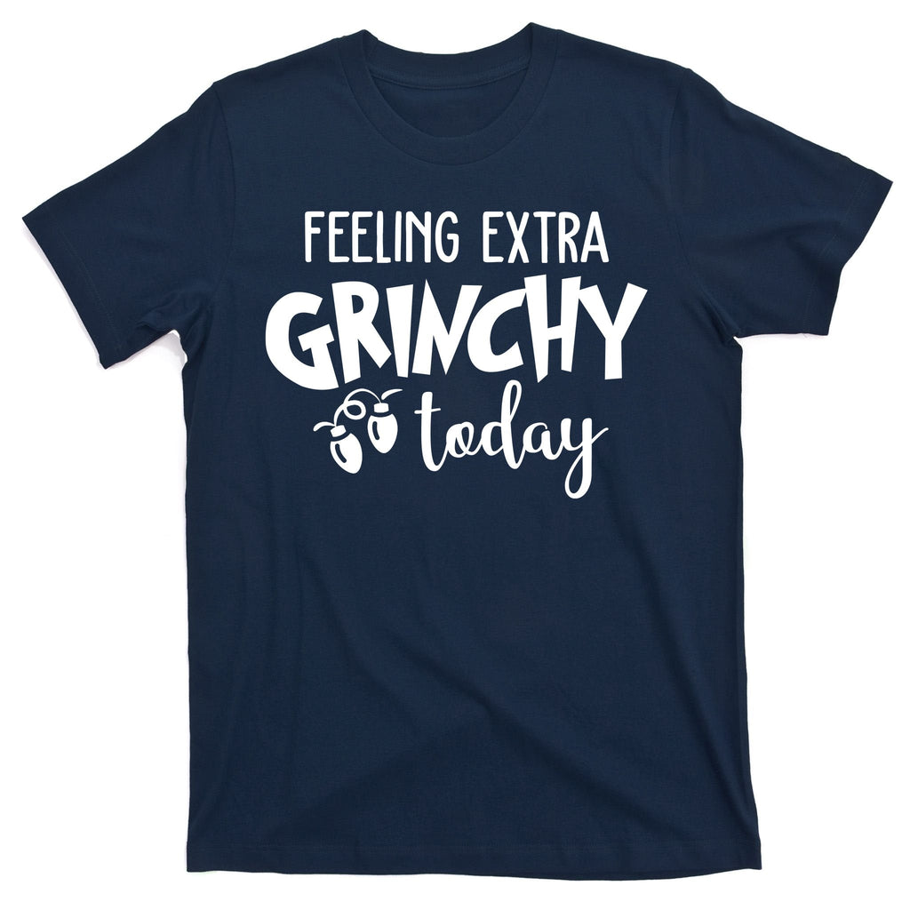 Feeling Extra Grinchy Today Funny Christmas T-Shirt product image 1