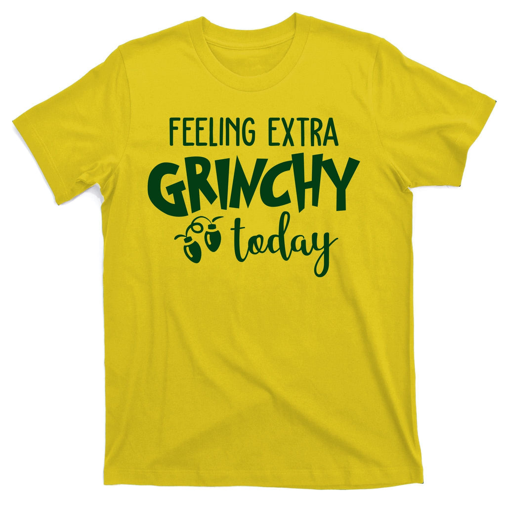 Feeling Extra Grinchy Today Funny Christmas T-Shirt product image 3