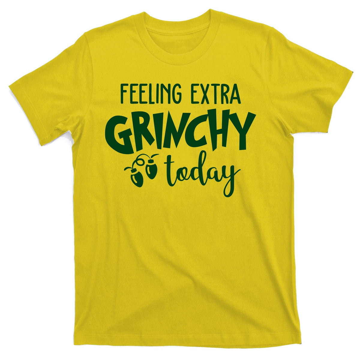Feeling Extra Grinchy Today Funny Christmas T-Shirt product image 3