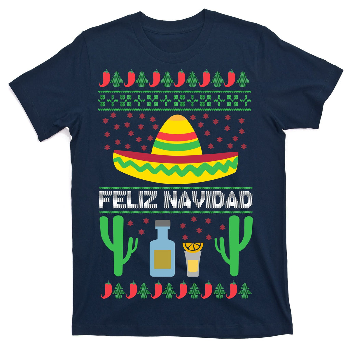Feliz Navidad Ugly Christmas T-Shirt product image 1