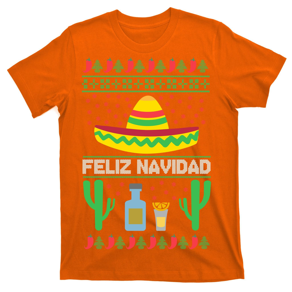 Feliz Navidad Ugly Christmas T-Shirt product image 5