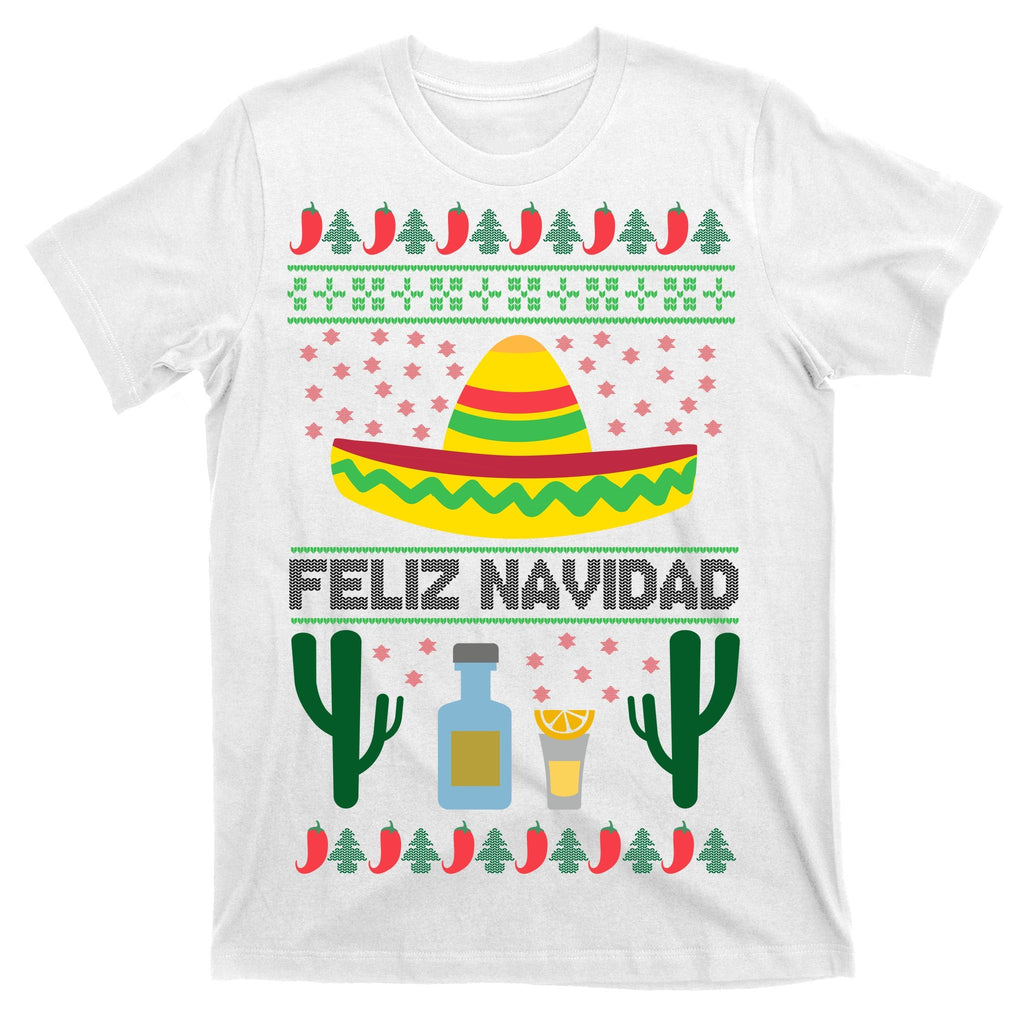 Feliz Navidad Ugly Christmas T-Shirt product image 11