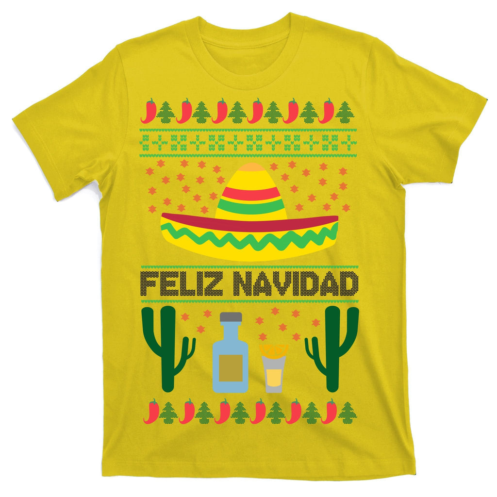 Feliz Navidad Ugly Christmas T-Shirt product image 3