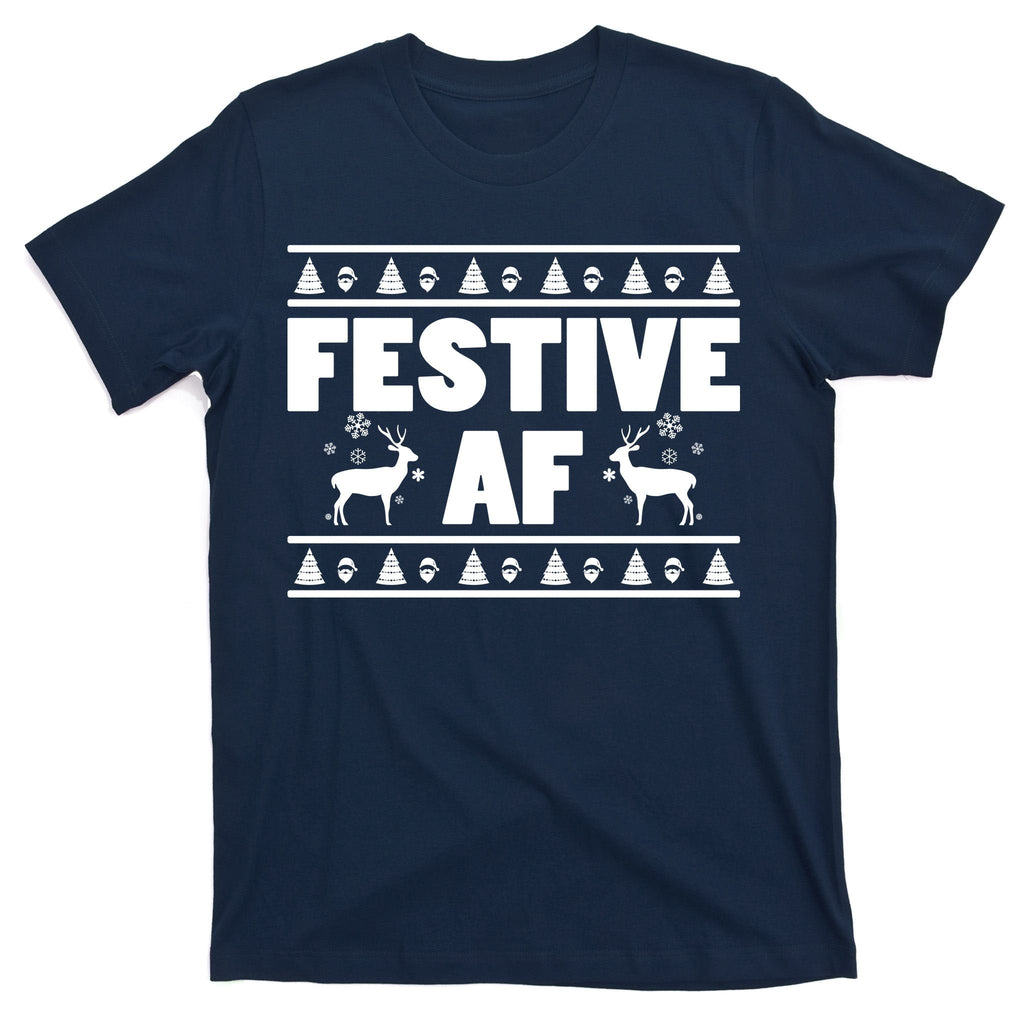 Festive AF Christmas T-Shirt product image 1