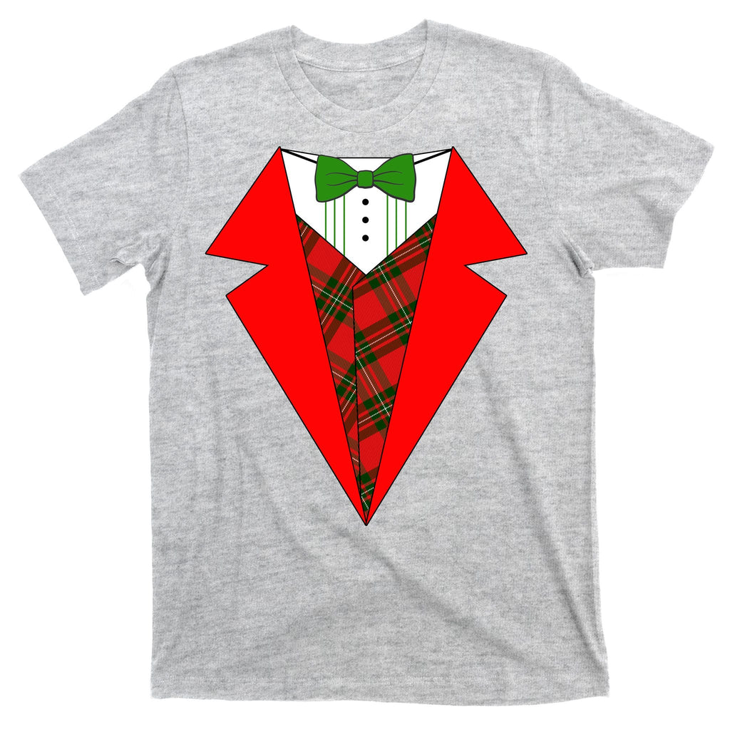 Festive Christmas Red Tuxedo T-Shirt product image 9