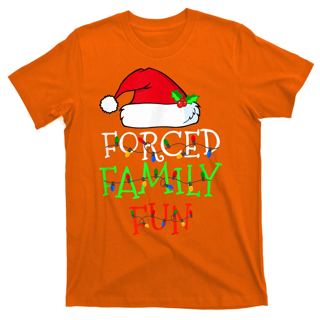 Forced Family Fun Sarcastic Christmas Pajama Funny T-Shirt product image 3