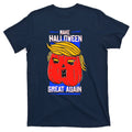 Funny Make Halloween Great Again Trump Pumpkin T-Shirt product image 1