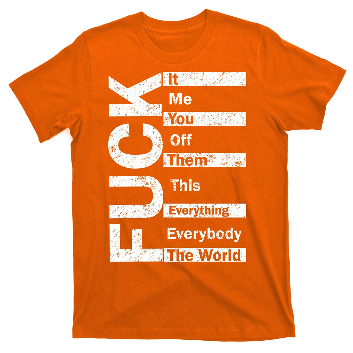 F The World T-Shirt product image 5
