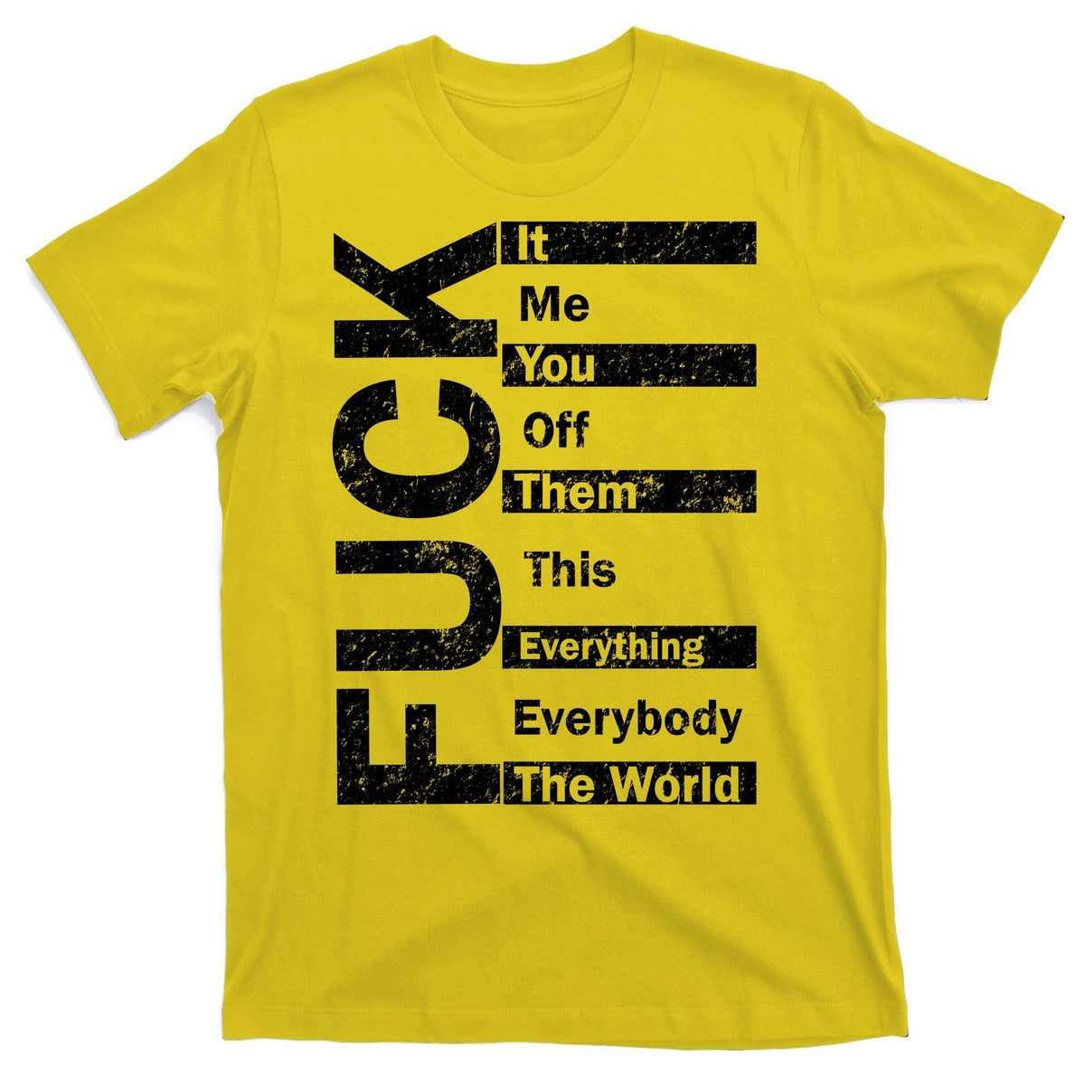 F The World T-Shirt product image 3