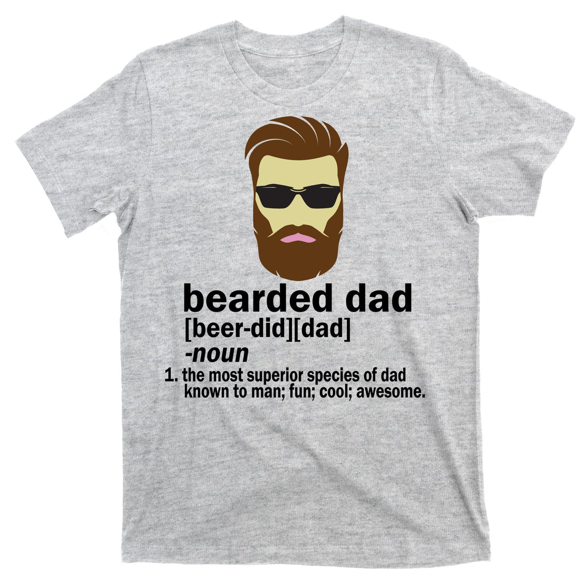 Funny Bearded Dad Definition T-Shirt product image 9