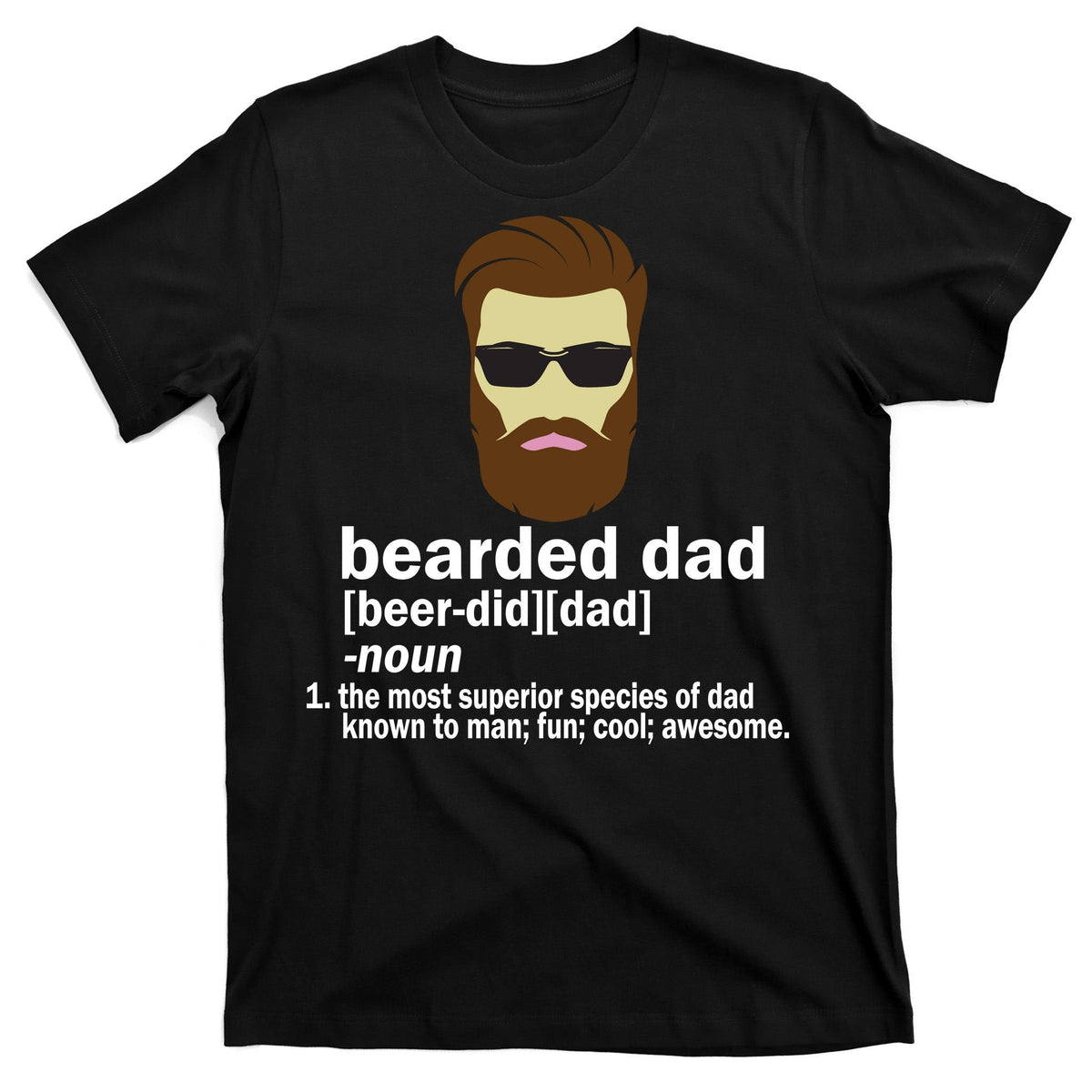 Funny Bearded Dad Definition T-Shirt product image 7
