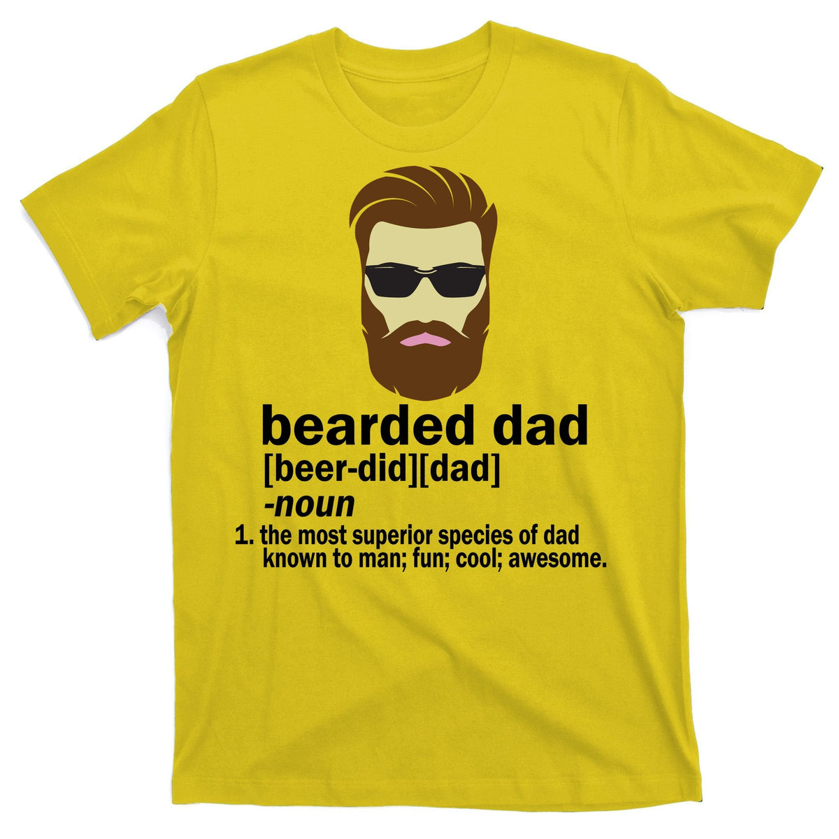 Funny Bearded Dad Definition T-Shirt product image 3