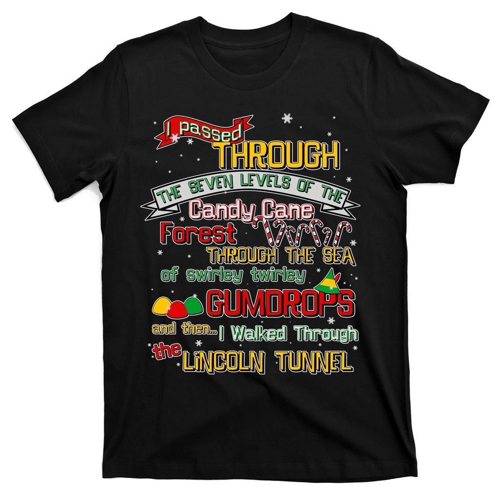 Funny Christmas Elf Map T-Shirt product image 7