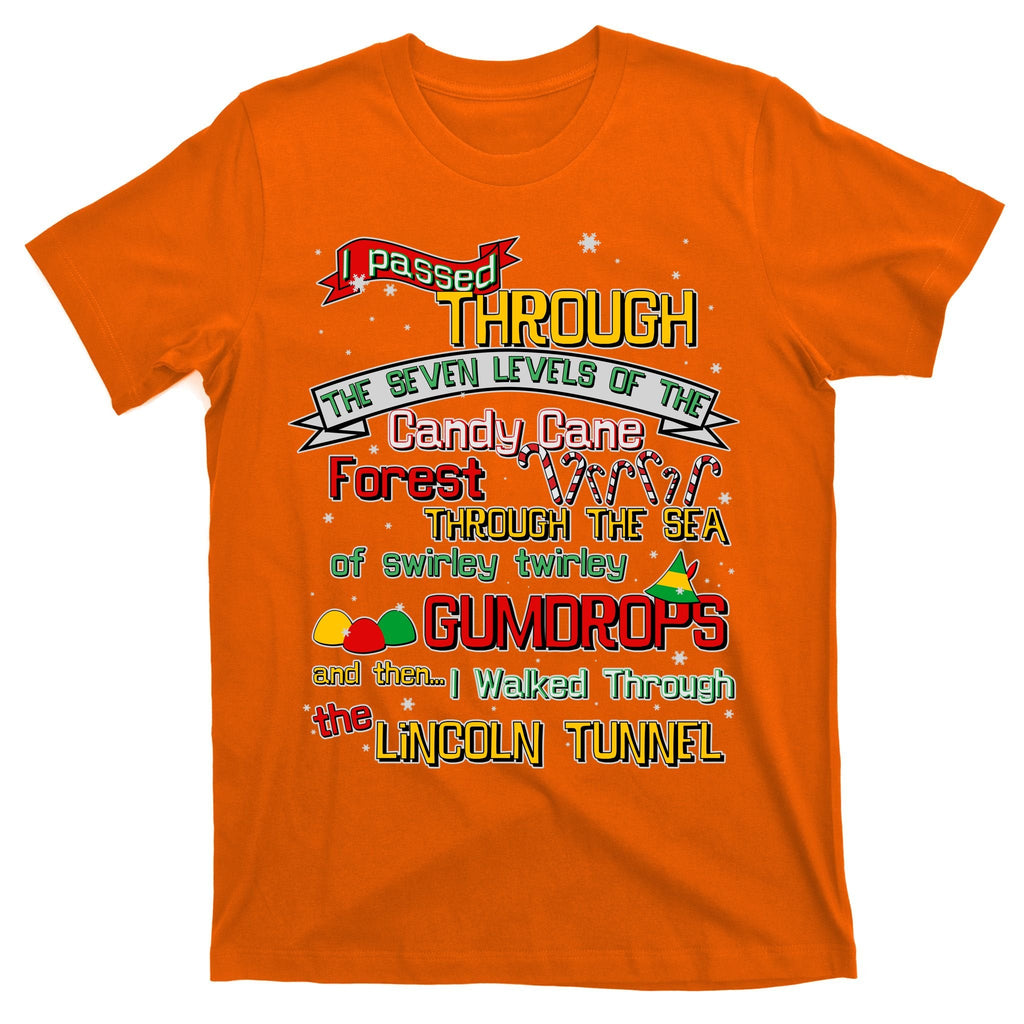Funny Christmas Elf Map T-Shirt product image 5