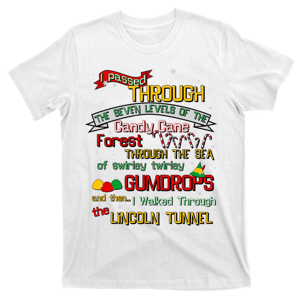 Funny Christmas Elf Map T-Shirt product image 11