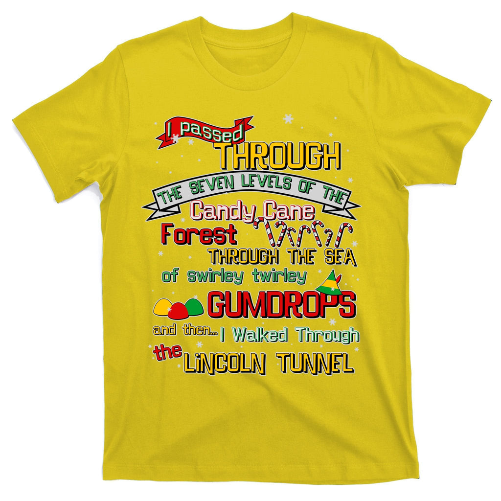 Funny Christmas Elf Map T-Shirt product image 3